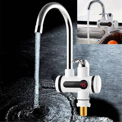 Electric Heating Faucet Water Heater Sink Mount Instant Water Heater