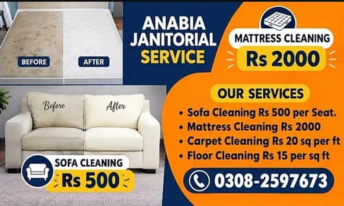 Deep cleaning/Sofa Cleaning/Carpet cleaning/Mattres Cleaning karachi