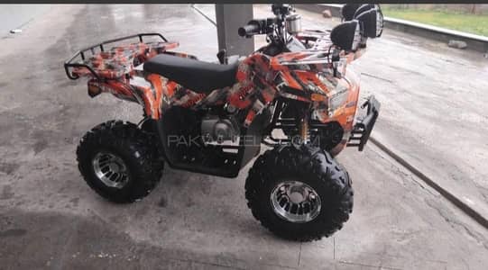 atv quad  bike  with dual silencer
