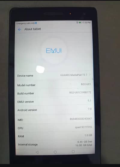 Huawei Media pad T3