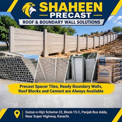 Precast Roof Slab/ RCC Roof Slab/Concrete Slab Grey Structure Material