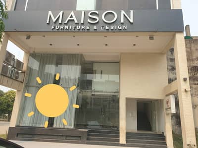4 marla Ground Mezzanine Shop For Rent A Block at Main Road Commercial Facing Alfteh Store DHA phase 6 Lahore