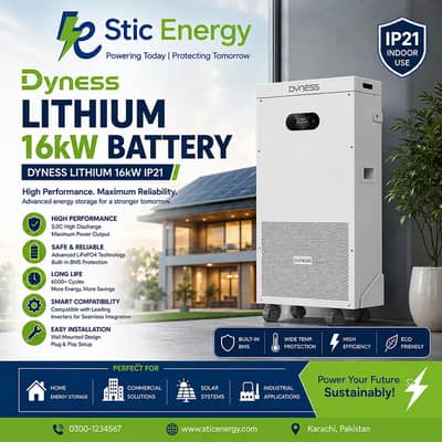 Dyness Lithium Battery 16kW IP21 | Solar Energy Storage / Battery