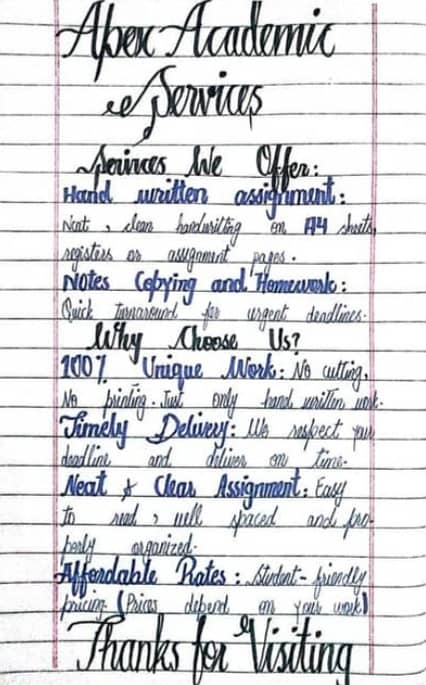 Assignment Writing 0