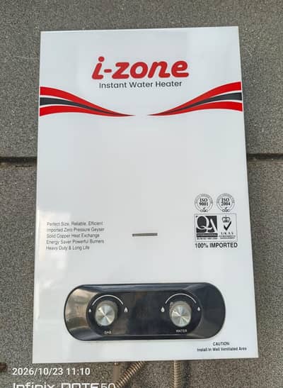 iZone instant water Geezers under warranty  for sale