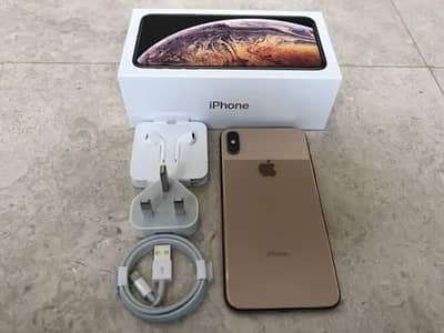 Iphone xs max mobile phone complete box