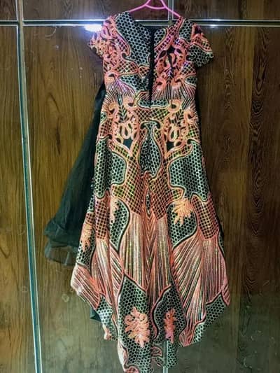 beautiful black Party wear frock New