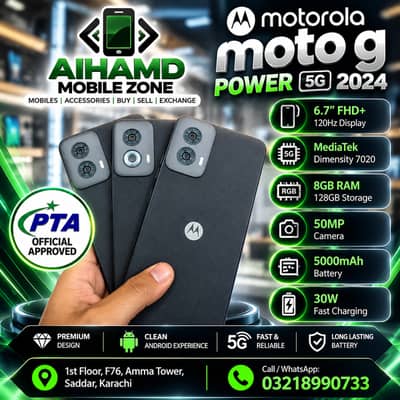 Motorola Moto G Power 5G 2024 - 8GB 128GB - PTA Approved