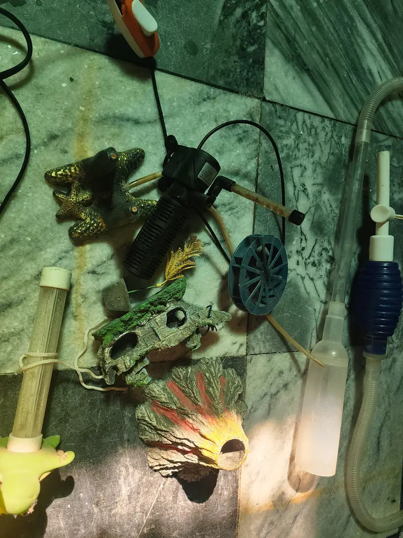 aquarium for sale with imported accessories — photo 9