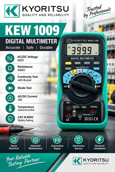 KYORITSU KEW1009 Digital Multimeter in Pakistan