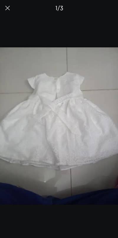 white net frock