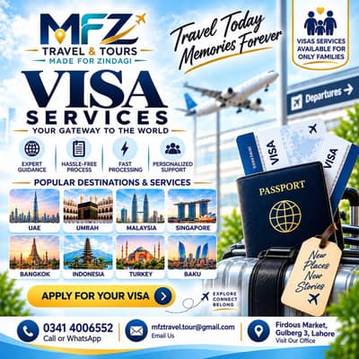 Visa Assistance Services for UAE, Malaysia, Turkey, Singapore & More