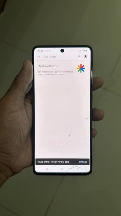 Samsung Mobile A71 WITH BOX ONLY