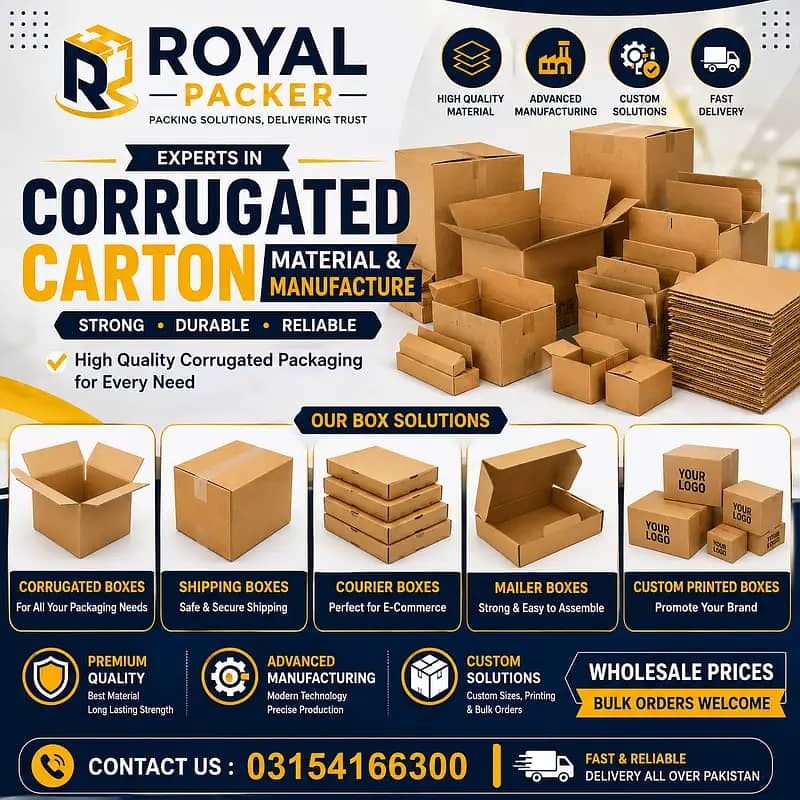 Corrugated cartons for any purpose / Box Maker - Other Services ...