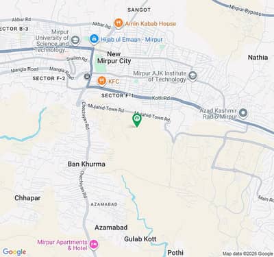 Main Road Plot For Sale at Mujahid Town II