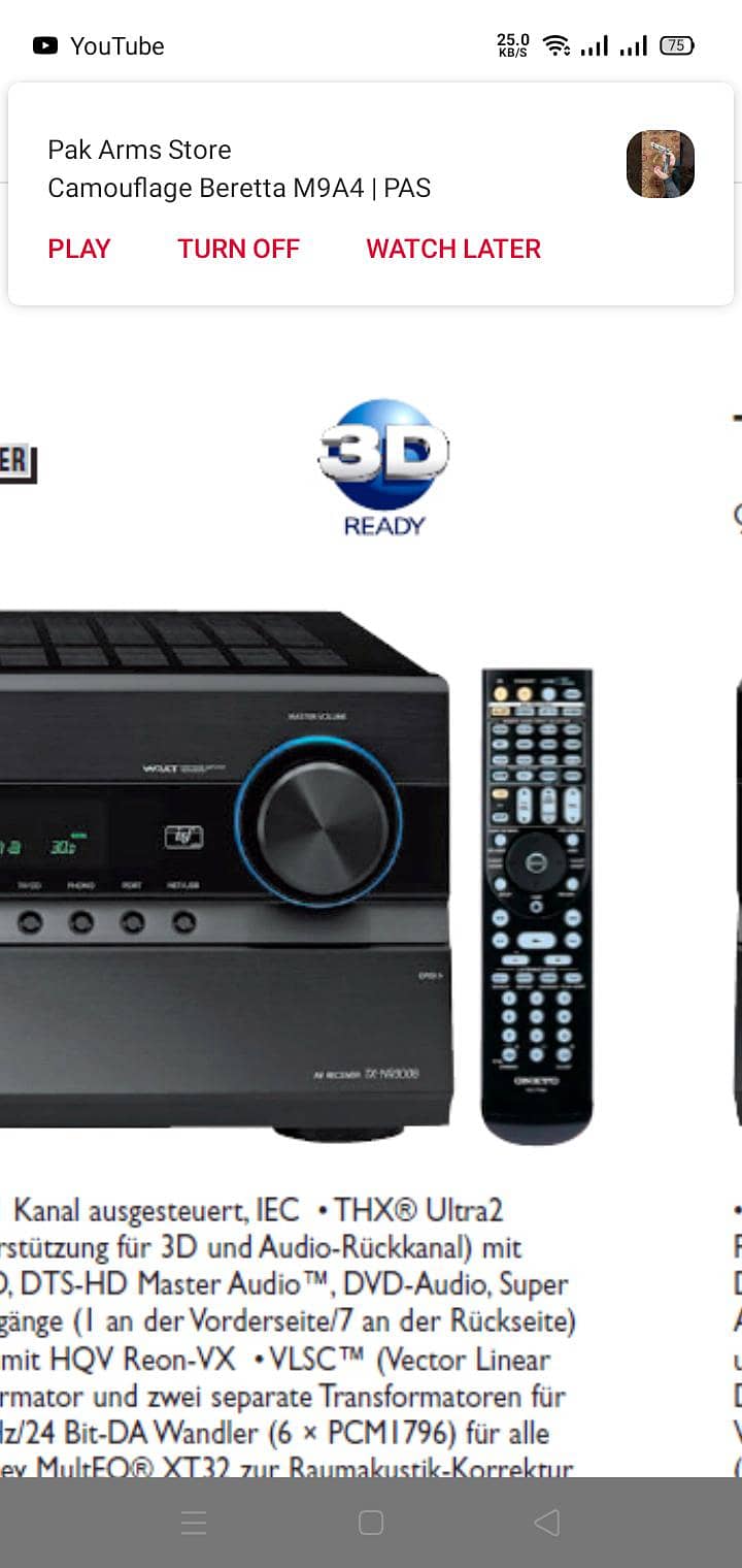Onkyo Receiver 7