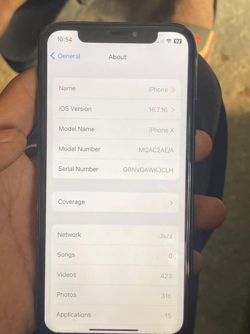 Apple iPhone X 5