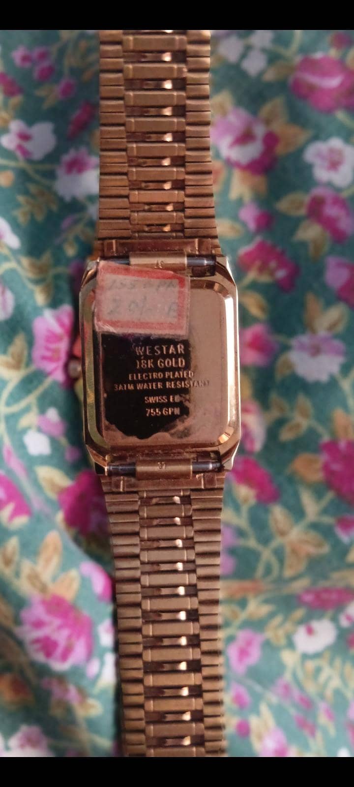 Westar Swiss Quartz Watch – 18K Gold Plated - Watches - 1120782142