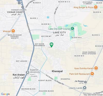 5 Marla Residential Plot For Sale In Lake City Sector M7 C1