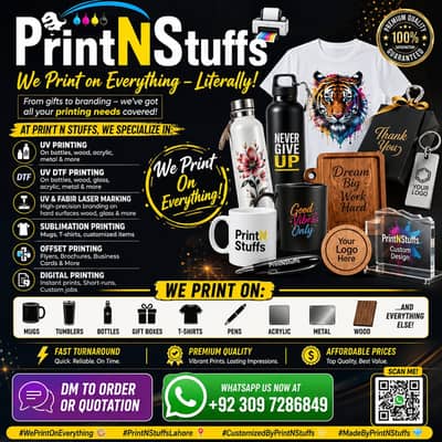UV DTF Printing | UV Flatbed Printing | Fiber & UV Laser Marking – Pri