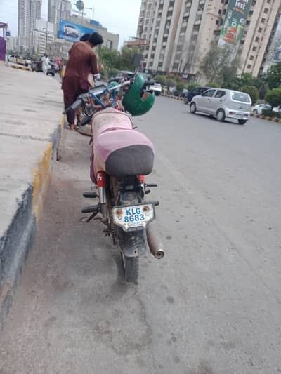 motorcycle 70cc unique Karachi number