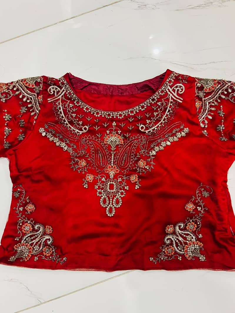 Net & Silk blouse 1