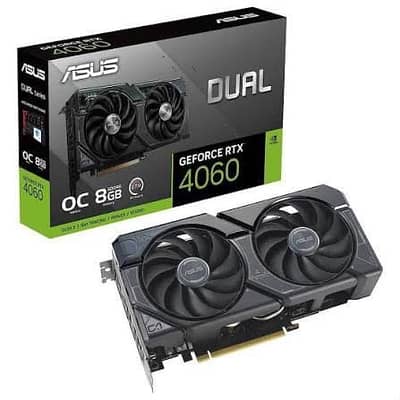 ASUS Dual GeForce RTX (TM) 4060 OC V2 Edition 8GB GDDR6
