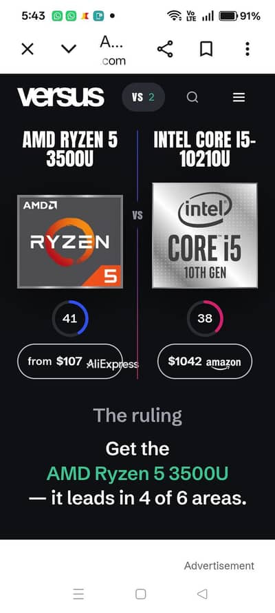 Ryzen 5 3500u