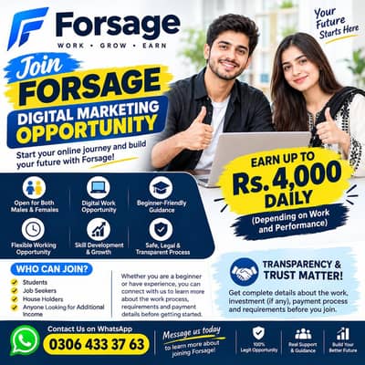 Part time | Full time | Home Based Work | Male & Female | Online Jobs