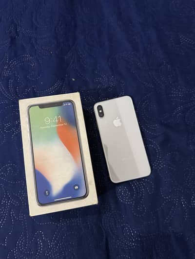iPhone X 64GB PTA Approved with box