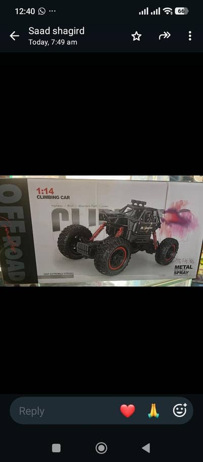 Brand New 1:14 Remote Control Off-Road Climbing Car