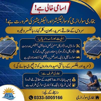 Electricians required