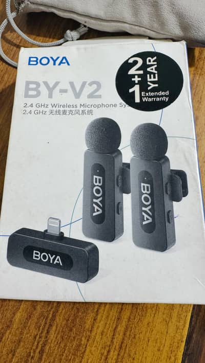 BOYA BY-V2 2.4 GHz Wireless Microphone