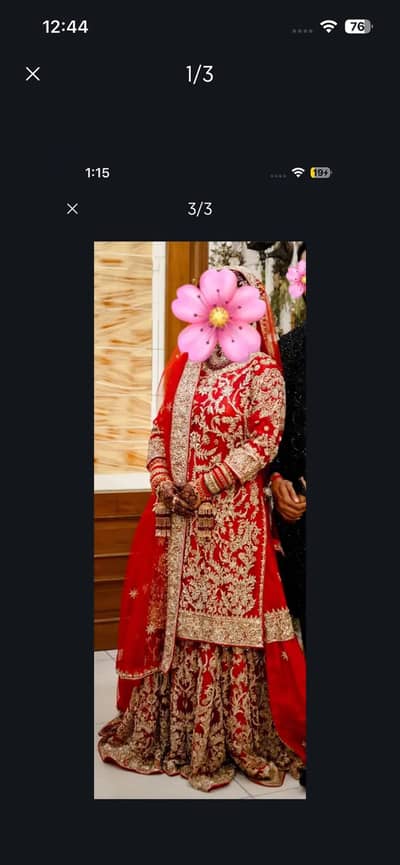 Beautiful Farshi lehenga Baraat