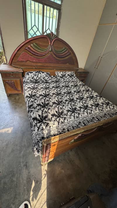 King Size Bed with Dressing available for sale