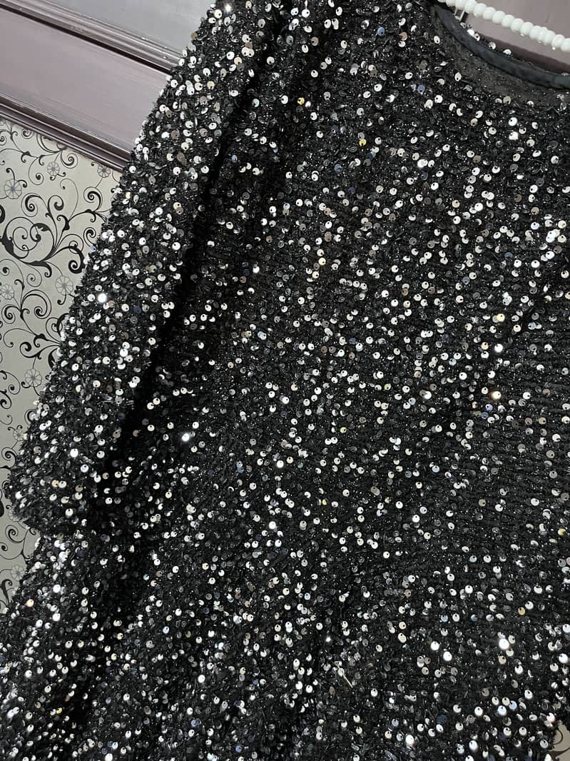 Beautifull black sequence maxi 1
