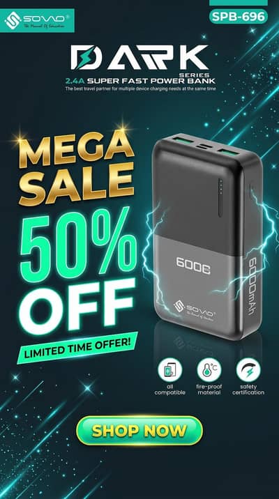 6000 mah powerful power bank