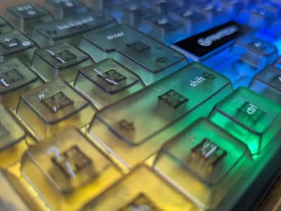 Brand New Transparent LED Gaming Keyboard