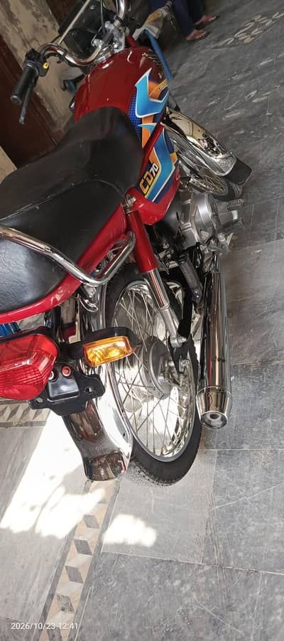 Full lush Honda CD 70 One hand use