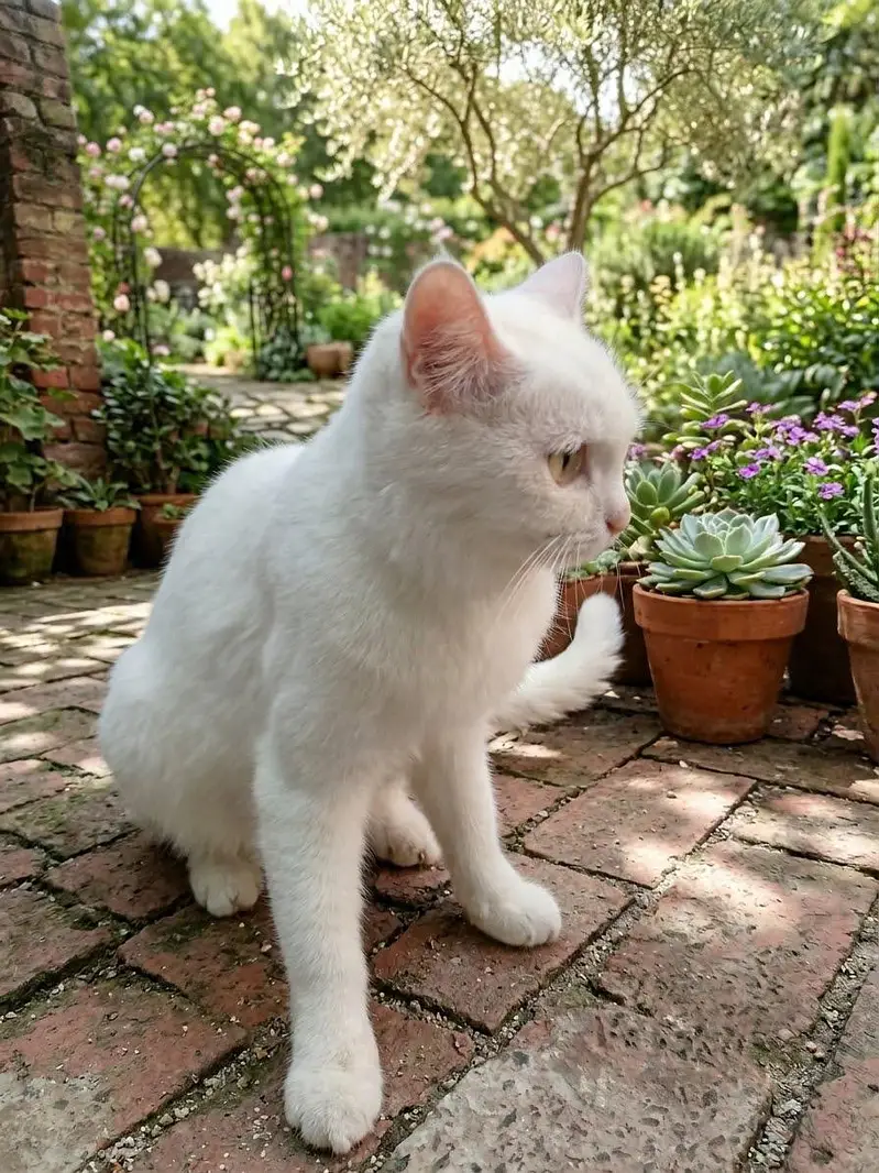 white Persian cat — photo 2