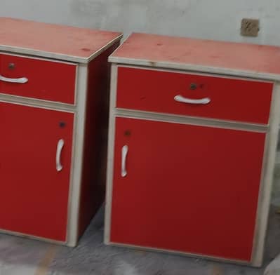 wardrobes and 2 side tables