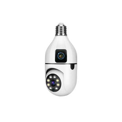 Speed-x Sp-e28-2 Dual Lens Bulb Camera 1080p Wifi Night V380 App