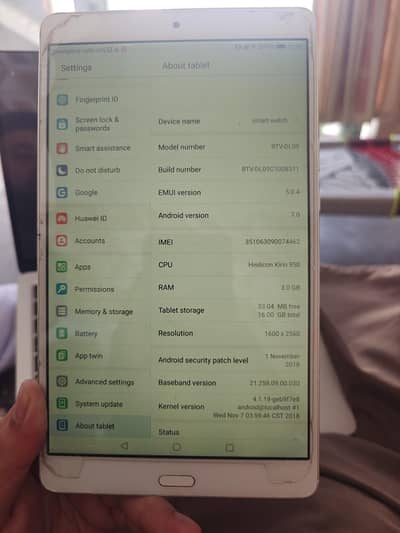 Huawei MediaPad M3 (BTV-DL09)