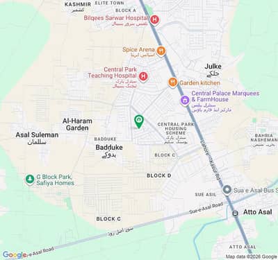 Residential Plot For sale In Beautiful Central Park - Block G