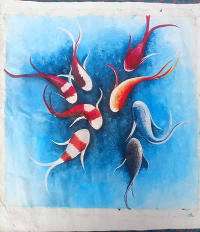 Dancing Souls in Blue – Blue Ocean Wall Art