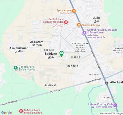 In Central Park - Block F Of Lahore, A 10 Marla Residential Plot Is Available