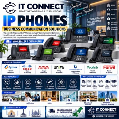 IP Phones | Cisco | Avaya | Unify | Grandstream | Yealink | Fanvil