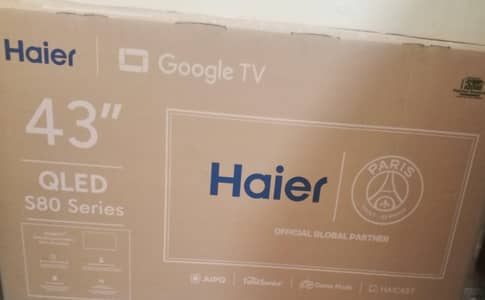 Haier QLED google tv 43 inch