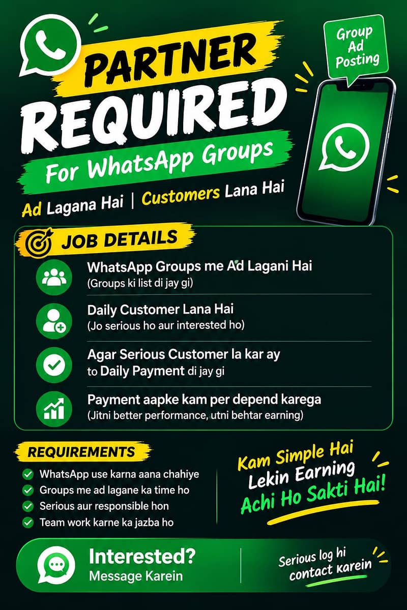 Online Work Partner Required 0