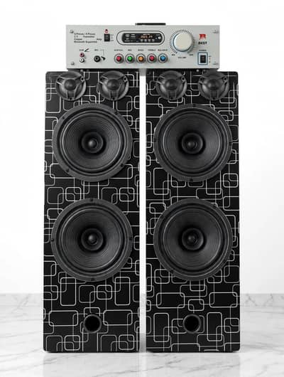 home audio sound system spical c5200 amplifier with double 8'' sp box
